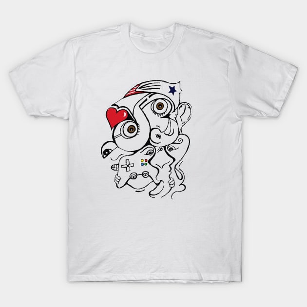 JB Patriot doodleflow T-Shirt by ed100